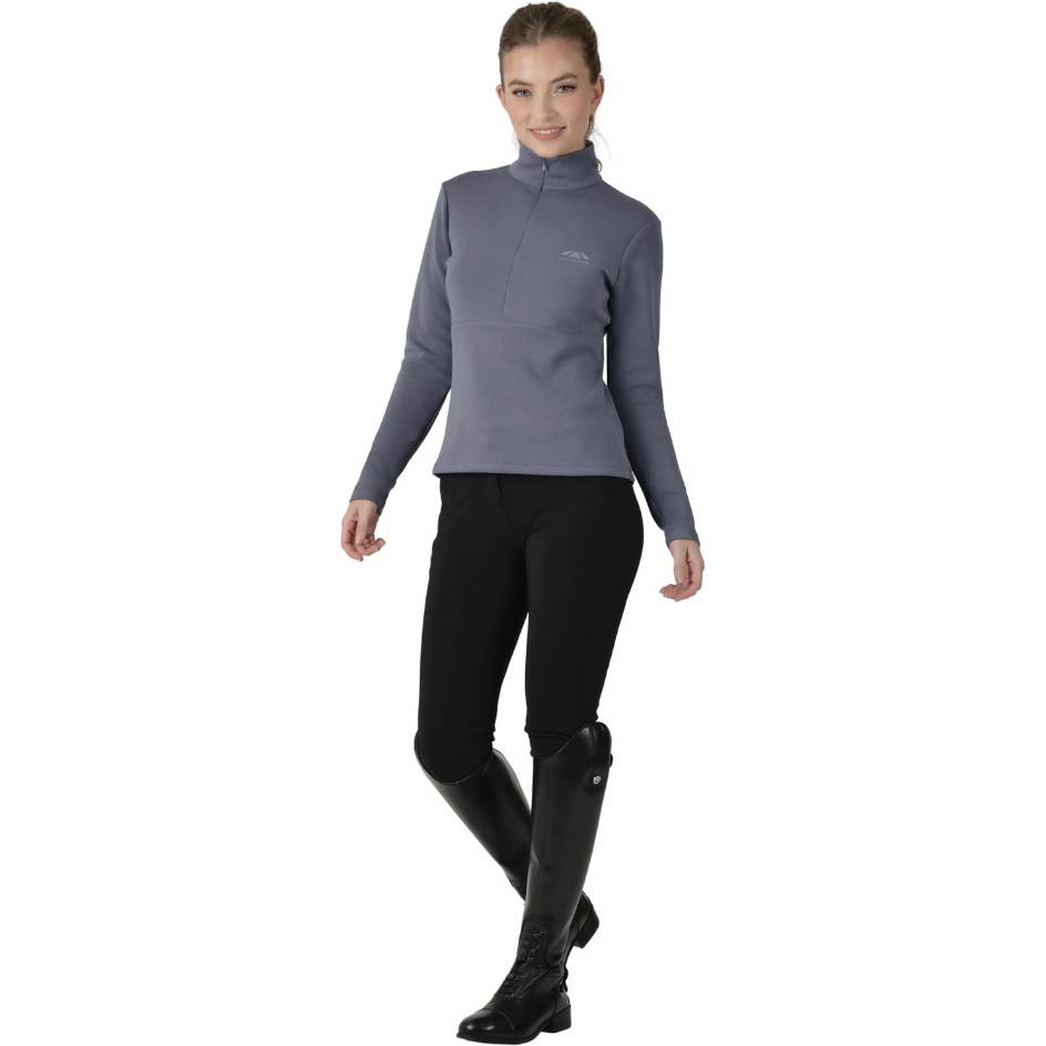 2025 WeatherBeeta Womens Copper 1/2 Zip Long Sleeve Mid-Layer 1028842 - Slate Blue